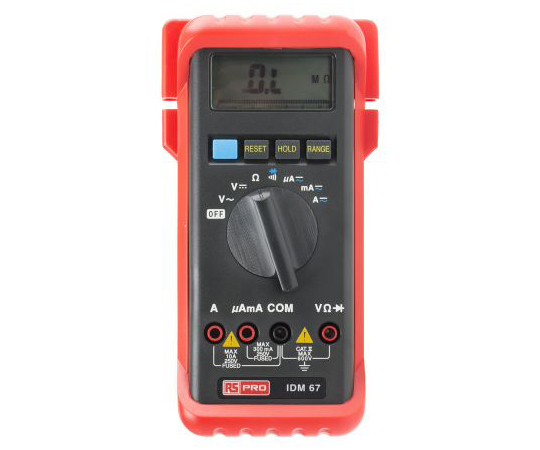 デジタルマルチメータ　（ハンドヘルドタイプ）分解能：0.1mV　dc