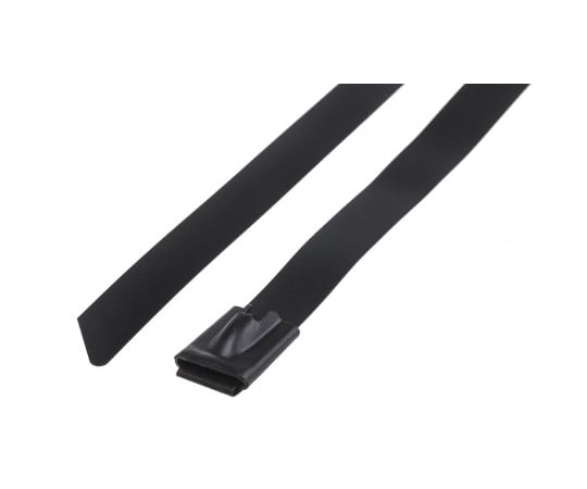 結束バンド 360mm x 12 mm 黒 ステンレス鋼 1袋（100個入）