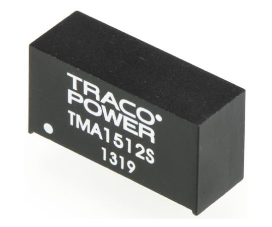 絶縁DC-DCコンバータ Vout：12V dc 13.5 → 16.5 V dc 1W 15 V dc 1セット（10個入） TMA 1512S