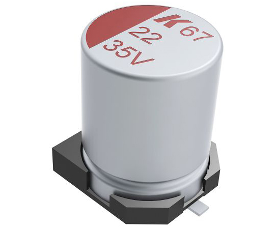 導電性高分子アルミ電解コンデンサ 100μF 35V dc 1袋（5個入）