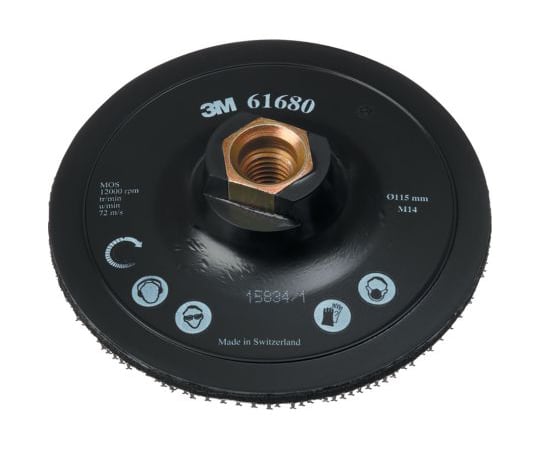 機械研磨　/　研削バックアップパッド　センターピンバックアップパッド　115mm　diameter