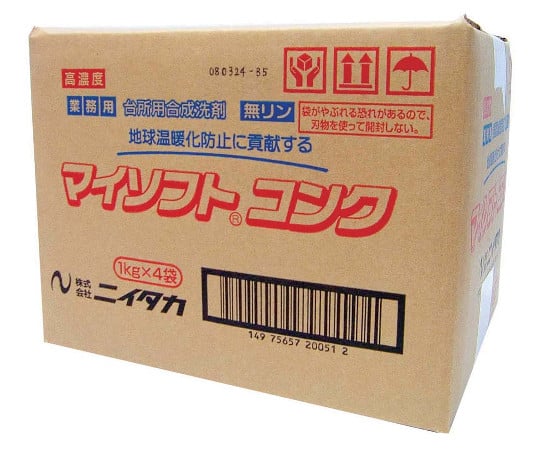 食器用洗剤　マイソフトコンク（1kg×4袋） 0918310