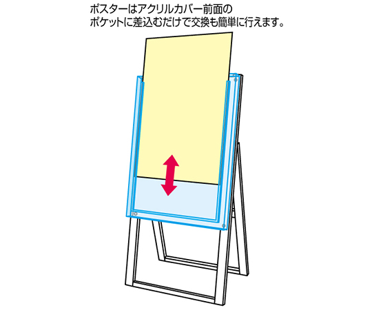 取扱を終了した商品ですロティライトスタンド看板 RLSK-B2KG 63-7249-65 アズワン B2片面 グリーン 超激安低価