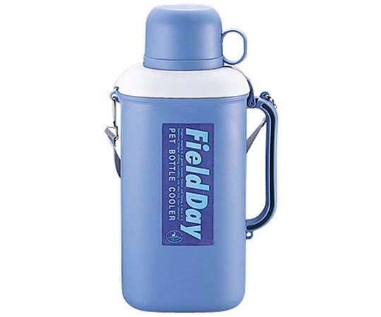 ペットボトル用クーラー 保冷剤付 2L パープル M-8904
