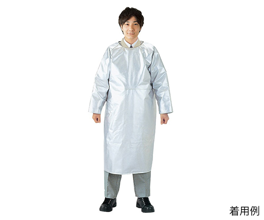 炉前遮熱アルミ作業エプロン