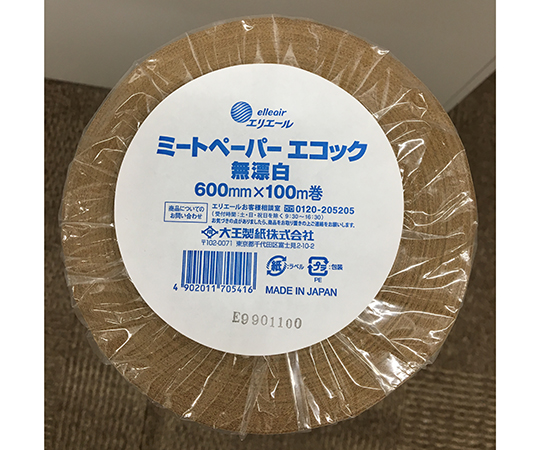 63 73 80 エリエール ミートペーパー エコック 無漂白 6本 Axel アズワン