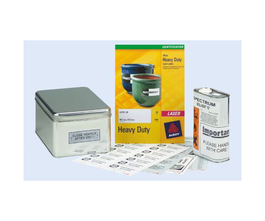 宛名　シール　20枚入り　シルバー　63.5mm　x　29.6mm