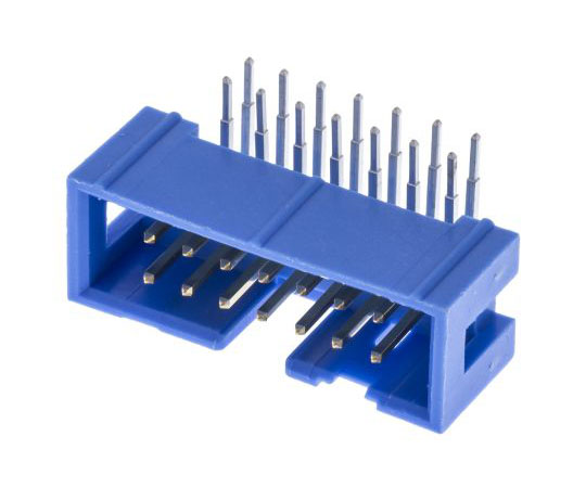 16 way IDC low profile r/a mount header 1袋（50個入）