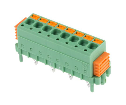 基板用端子台 SDCシリーズ 5mmピッチ 1列 8極 緑 1箱（50個入）