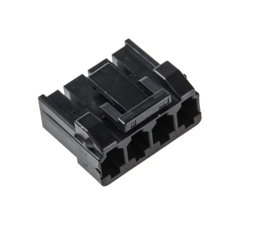 コネクタハウジング メス 4極 1列 3.96mm EnerBee DF63シリーズ 1袋（100個入）