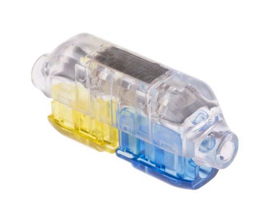 ワイヤスプライスコネクタ 1.5 → 4mm2 16 → 12AWG 絶縁 インライン クリア 1箱（39個入）