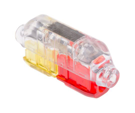 ワイヤスプライスコネクタ 0.75 → 4mm2 18 → 12AWG 絶縁 インライン クリア 1箱（39個入）