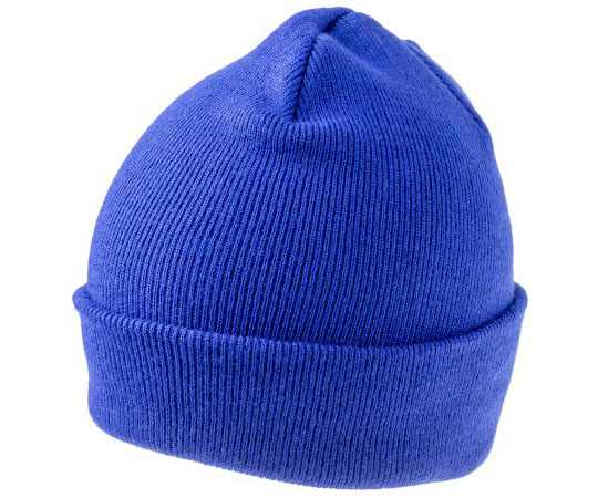 ビーニー　青