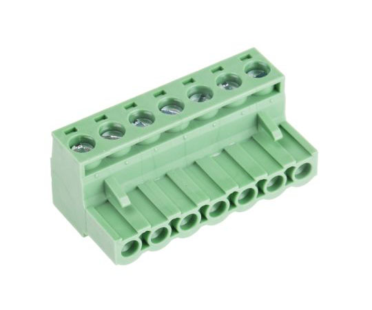 基板用端子台 5.08mmピッチ 1列 7極 緑 1箱（250個入）