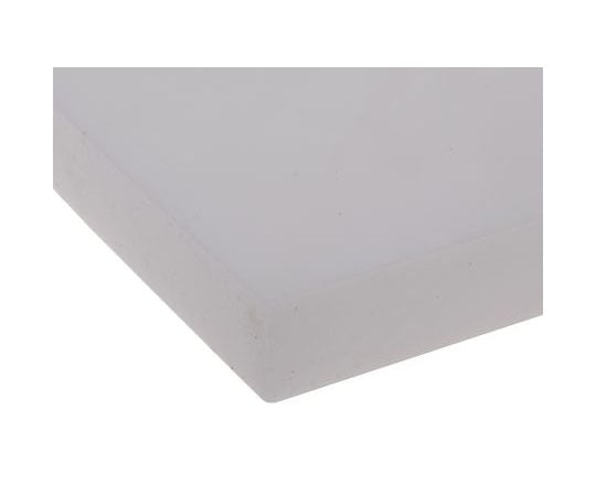 フッ素樹脂（PTFE）シート　オペーク　300mm　x　300mm　x　12mm