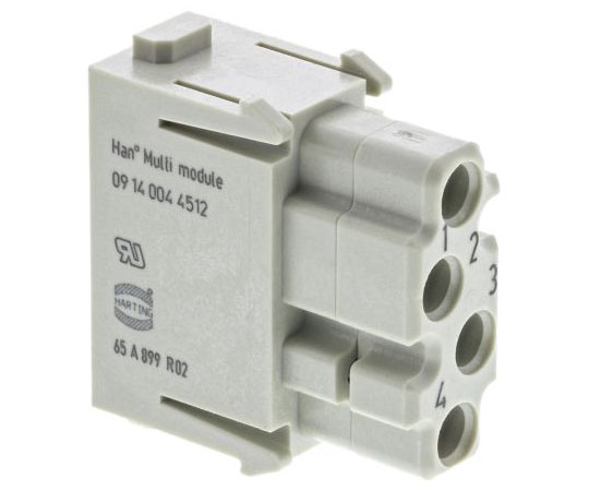 モジュール　メス　Han-Modularシリーズ,4極