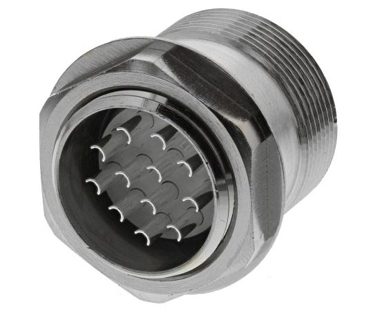 Dinプラグ　Plug　12極　スルーホール