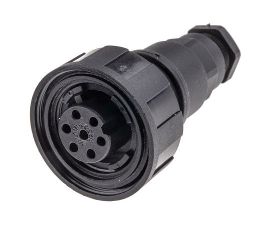 丸形コネクタ　Standard　Buccaneerシリーズ　接触コンタクト：メス　7極