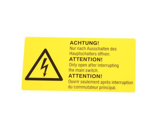63 7468 97 危険警告標識 Achtung Attention Text ドイツ語 英語 フランス語語 Pvc 黄 Essw Axel アズワン 63 7468 97 危険警告標識 Achtung Attention Text ドイツ語 英語 フランス語語 Pvc 黄 Essw Axel アズワン