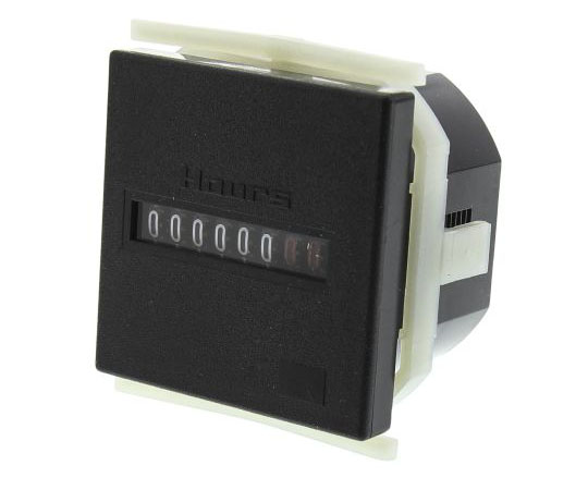 アワーカウンタ　パネル取り付け　8桁