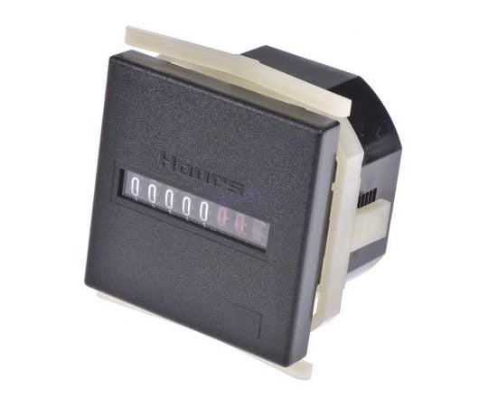 アワーカウンタ　パネル取り付け　7桁