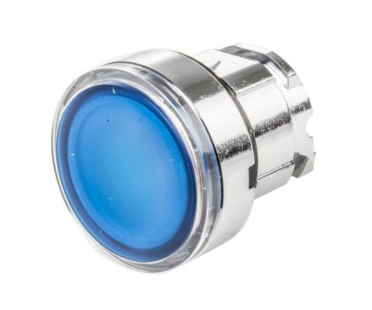 押ボタンヘッド　Harmony　XB4　スプリングリターン　青