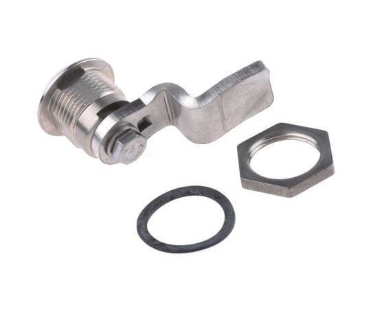 三角ロック　キャビネット　キーシリンダ　三角形