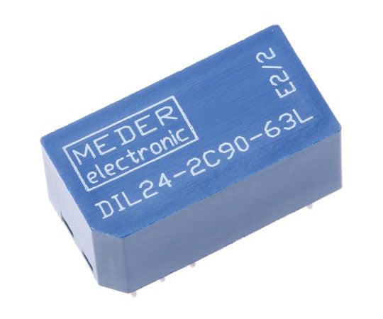 リードリレー　24V　dc　DPDT　MAX：250　mA