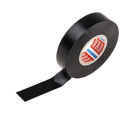 PVC絶縁テープ　黒,幅：19mm,長さ：33m　tesaflex　4163