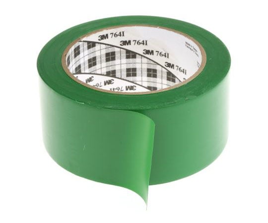 汎用ビニールテープ　緑　50mm　x　33m