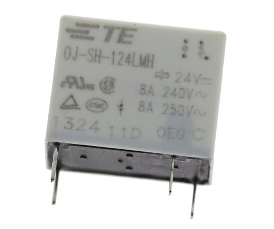 リレー 24V dc SPNO 8 A 基板実装 1袋（500個入）