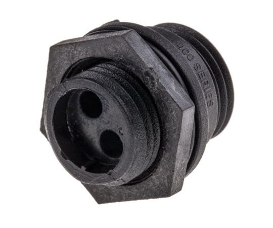 丸形コネクタ　Buccaneer　400シリーズ　接触コンタクト：オス　2極