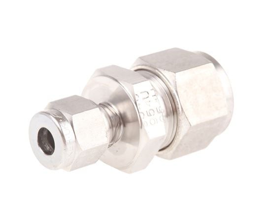 Stainless　steel　reducing　union,12-6mm　OD