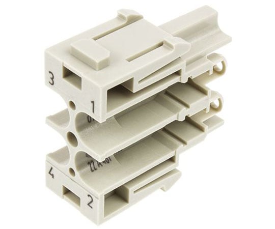 モジュール　メス　Han-Modularシリーズ,4極　2列