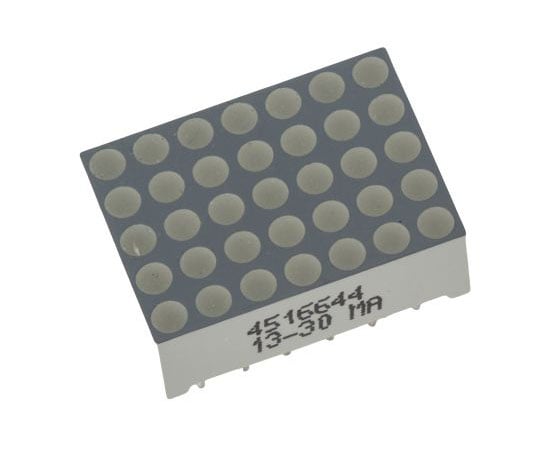 文字高　17.2mm　ドットマトリクス　LED　TC07　赤