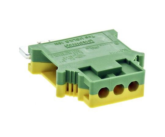 アース端子台 埋め込みネジ 2極 USLKG 16 N 緑 / 黄 1袋（5個入）