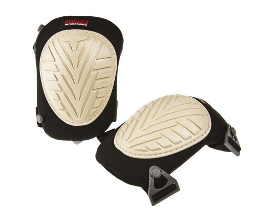 ラバーニーパッド　調節可能なストラップ　ノマー　黒