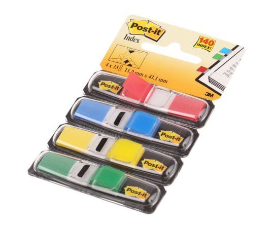 付箋　35個パック　アソート　1.7　x　0.47インチ
