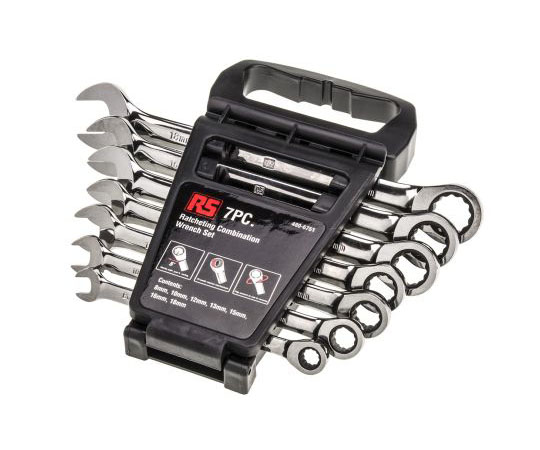 ラチェットスパナセット　7ピース