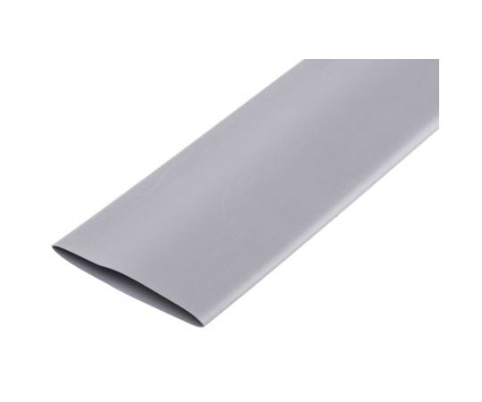 熱収縮チューブ ポリオレフィン 収縮前 38mm 収縮後 19mm スリーブ長さ 1.2m グレー 1袋（5個入）