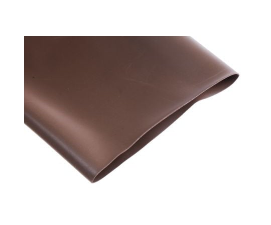 熱収縮チューブ ポリオレフィン 収縮前 50.8mm 収縮後 25.4mm スリーブ長さ 1.2m 茶 1袋（5個入）