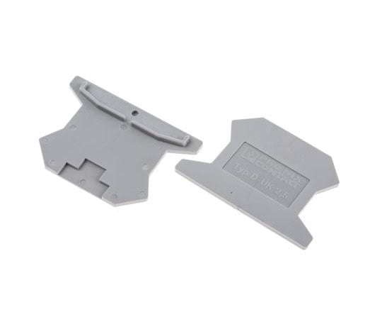 DINレール取付用端子アクセサリ エンドカバー D-UKシリーズ 1袋（5個入）