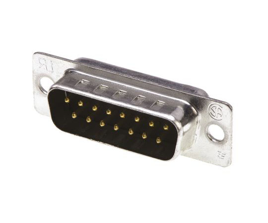 D-subコネクタ （はんだ端子） オス 15極 1セット（50個入）