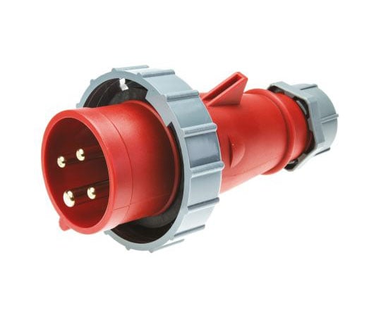 電源コネクタ　（産業用コネクタ　）　AM-TOPシリーズ　ケーブルマウント　プラグ　赤