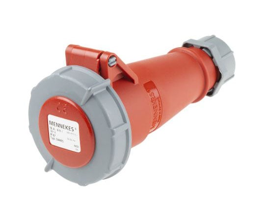 電源コネクタ　（産業用コネクタ　）　AM-TOPシリーズ　ケーブルマウント　ソケット　赤