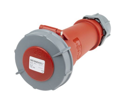 電源コネクタ　（産業用コネクタ　）　AM-TOPシリーズ　ケーブルマウント　ソケット　赤