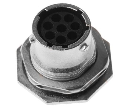 MIL規格丸型コネクタ　UTO　シリーズ　メス　8極