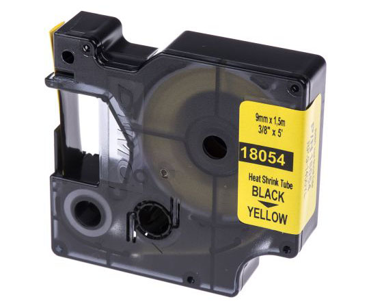 熱収縮チューブ　ポリオレフィン　収縮前　9mm　収縮後　1.7mm　スリーブ長さ　1.5m　黄