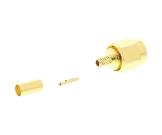 同軸コネクタ　ケーブルマウント　プラグ　ストレート　圧着