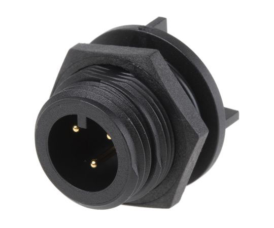 丸形コネクタ　Buccaneer　400シリーズ　接触コンタクト：オス　3極